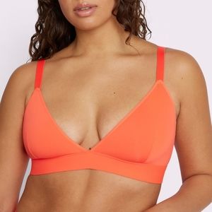 Parade Triangle Bralette (Red Hot Orange)